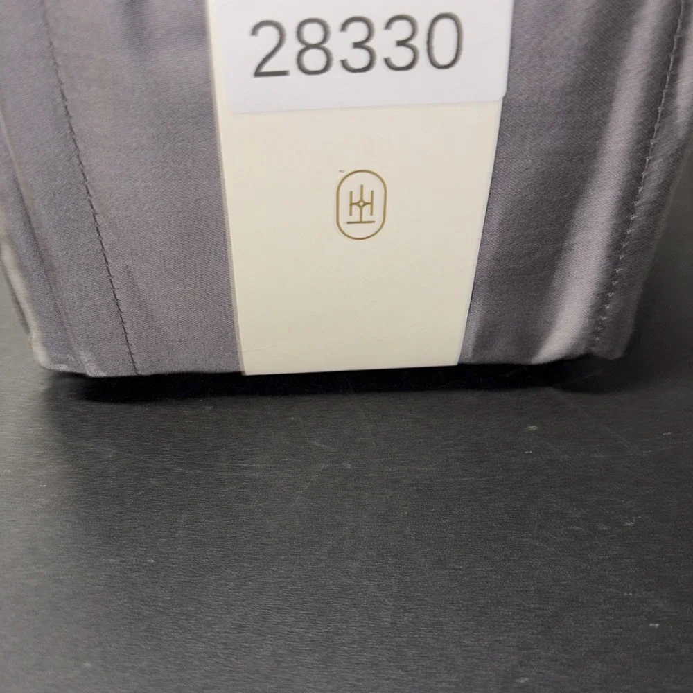 Threshold Queen Size 400 Thread Count Performance Flat Sheet Radiant Gray 28330